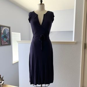 Banana Republic Rayon Knit Wrap Dress, Size M